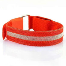 (Red 1Pcs) 2/1Pcs Night Running Armband LED Light Outdoor Sports USB Rechargeable Safety Belt Arm Leg Warning Lamp For Safety Emergency