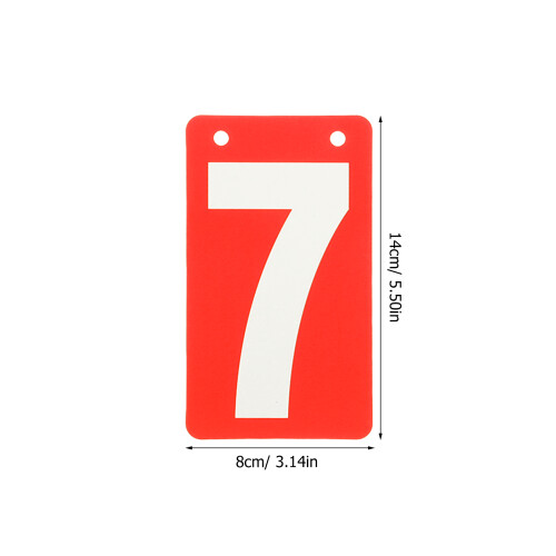 10Stück Punktestäbe PVC Für Rotes Scoring Board 2