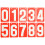 10Stück Punktestäbe PVC Für Rotes Scoring Board 10