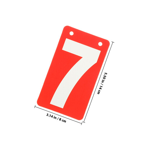 10Stück Punktestäbe PVC Für Rotes Scoring Board 1