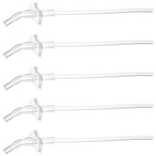 5 Sets Silikon Trinkhalme Flasche Waschbar Wasser