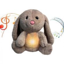 Breathing Animal Rabbit Stuffed Animal,Soothing Stuffed