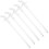 5 Sets Silikon Trinkhalme Flasche Waschbar Wasser 9