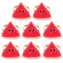 8 Wassermelonen Serviettenring Für Servietten Früchte Bankett