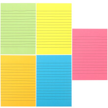 Notes Auto-Adhésives Couleurs Assorties Pour