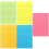 Notes Auto-Adhésives Couleurs Assorties Pour 1