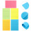 Notes Auto-Adhésives Couleurs Assorties Pour 4