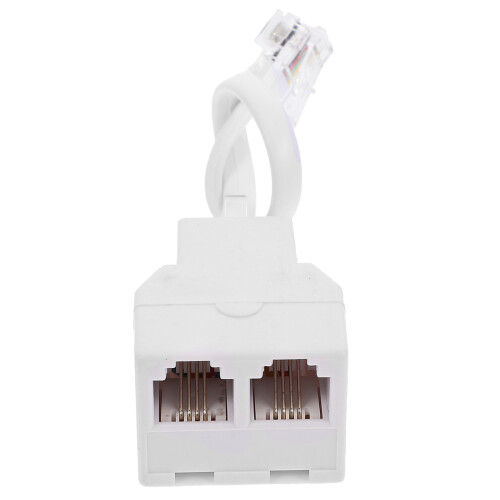 Telefonstecker Verteiler Weiß 1 2