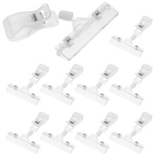 10St Einzelhandelsclip Für Etikettenhalter 4,1x3,1x1 Zoll