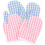 4Stk Isolierhandschuhe Polyester Kinder Grill Koffer 3
