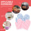 4Stk Isolierhandschuhe Polyester Kinder Grill Koffer 11