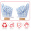4Stk Isolierhandschuhe Polyester Kinder Grill Koffer 9
