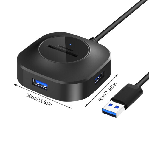 Usb Hub Kartenleser Tragbarer Lesegerät Abs 2