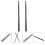 Drumsticks Mit Grip Schwarz 1 Paar 6