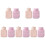 5 Sets 300 Ml Silikon Heizflasche Mit Strickbezug 2