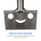 Flache Form Schnee Manganstahl Heimwerker Set 7