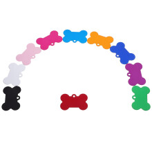 50St -Identifikations-Anhänger Zum Gravieren Hund-Form Bunt