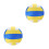 2Stk Gefüllter Volleyball Plüschtier Für Kinder 6