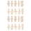 White 20 Stuks Harsmallen Kleine Beeldjes 7