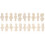 White 20 Stuks Harsmallen Kleine Beeldjes 4