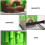 Bamboe Aquarium Achtergrond Decoratie Gemengde Kleuren 1 Pack 8