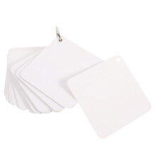 300 Blanko Kaarten Baby 9,80X9,80X0,01 Cm Wit