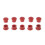 (1) 10Pcs Red Caps For Lenovo for IBM Thinkpad Mouse Laptop Pointer TrackPoint Cap 4