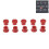 (2) 10Pcs Red Caps For Lenovo for IBM Thinkpad Mouse Laptop Pointer TrackPoint Cap 4