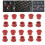 (1) 10Pcs Red Caps For Lenovo for IBM Thinkpad Mouse Laptop Pointer TrackPoint Cap 5