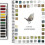 (C) Watercolor Workbook for Lex Including 12 Colors Set 1
