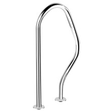 Pool Railing Stainless Steel Hand Rail 1-Piece 3-Bend Safety Stair Rail For Swimming Pool Ladder Step