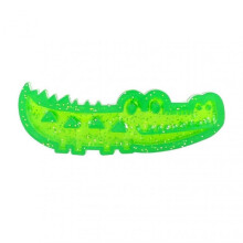 (Small)Slow-Feed Chewing Fetch-Crocodile Dog Toy Treat Dispensing Toy for Large Medium Small Dogs Interactive Puzzle Feeder for Training