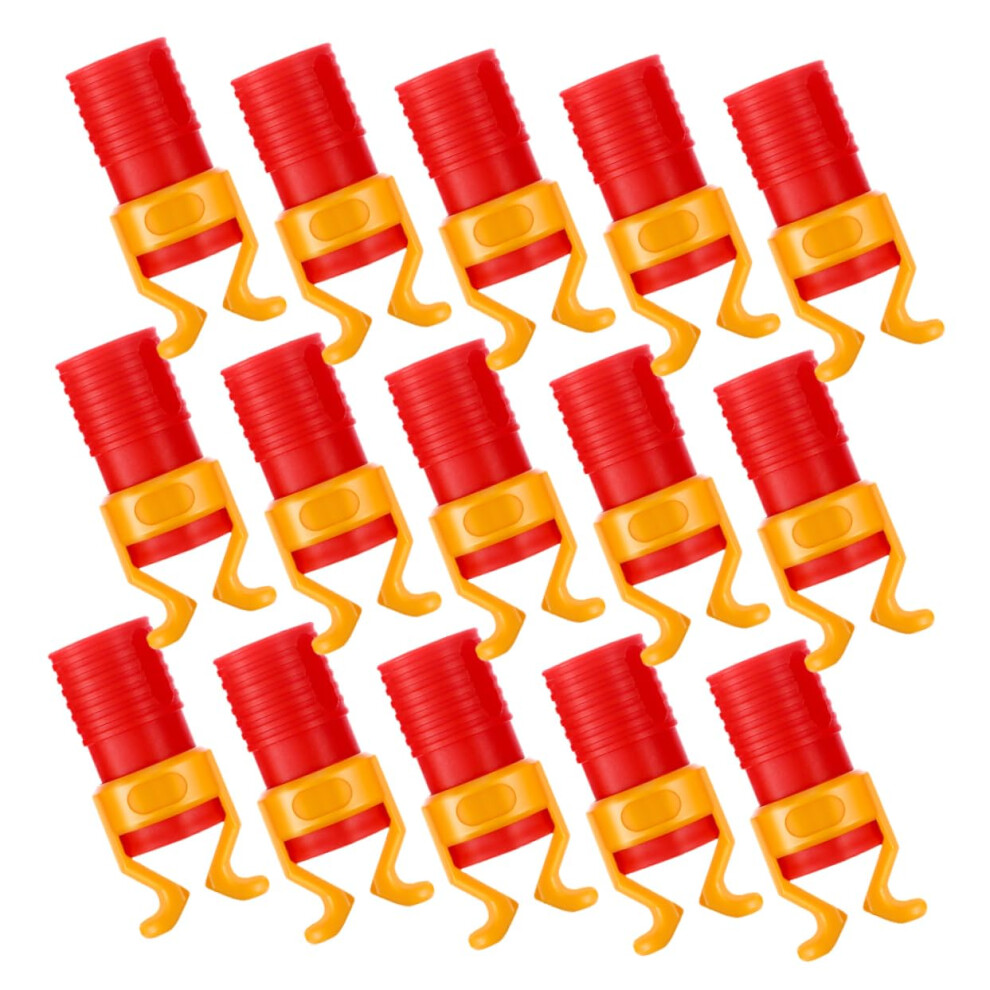 Screw Holder Clamp 15Pcs Durable Plastic Sleeves For Woodworking Model Making Easy Adjustments Gripper Tool 9354506233808