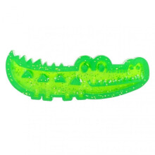 (Large)Slow-Feed Chewing Fetch-Crocodile Dog Toy Treat Dispensing Toy for Large Medium Small Dogs Interactive Puzzle Feeder for Training