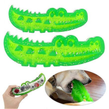 (2pcs)Slow-Feed Chewing Fetch-Crocodile Dog Toy Treat Dispensing Toy for Large Medium Small Dogs Interactive Puzzle Feeder for Training