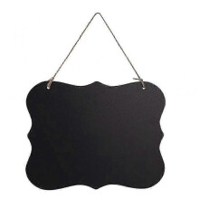 (A) Double Sided Mini Chalkboards Signs Hanging Chalkboard Small Blackboard