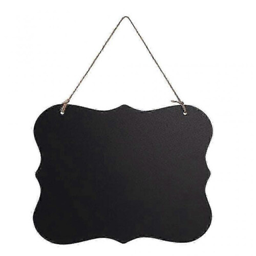 (A) Double Sided Mini Chalkboards Signs Hanging Chalkboard Small Blackboard