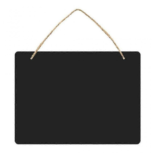 (C) Double Sided Mini Chalkboards Signs Hanging Chalkboard Small Blackboard