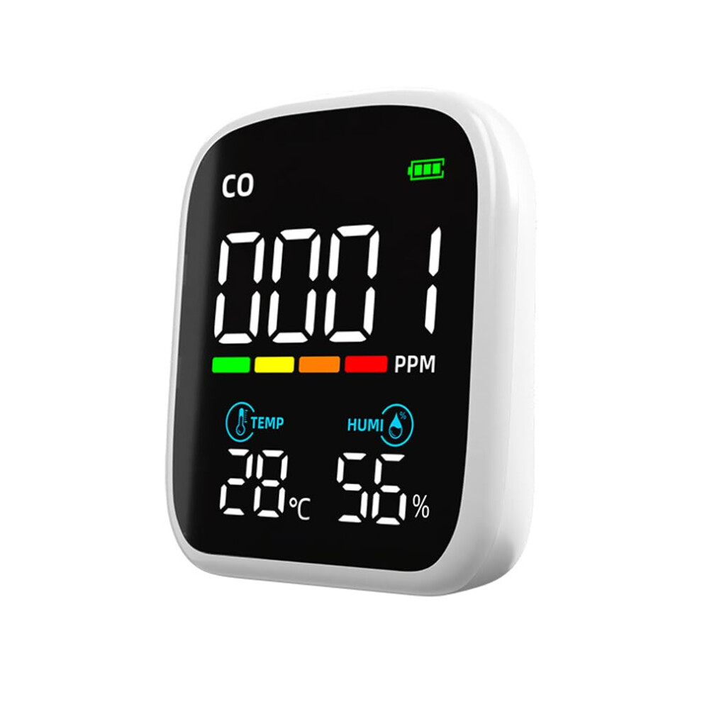 Digital Led Display Co Detector Portable Carbon Monoxide Tester Temperature And Humidity Meter Electrochemical Co Sensor 9084446366075