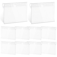 Raindrops 60Stk PVC Clip-On Regal Schilder Für Supermarkt Preisanzeige