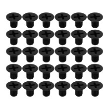 100Stück Abstandshalter Schraubenmuttern Nylon Schwarz