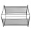 Iron Grid File Rack Hanging Bars Folders Holder Office Schwarz 10