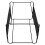 Iron Grid File Rack Hanging Bars Folders Holder Office Schwarz 8