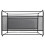 Iron Grid File Rack Hanging Bars Folders Holder Office Schwarz 2