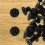 100Stück Abstandshalter Schraubenmuttern Nylon Schwarz 3