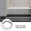 Badezimmer Ablauf Toilettenbürste Grau 10