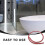 Badezimmer Ablauf Toilettenbürste Grau 9