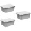 3 Sets Tiramisu Kuchenform Mit Deckel 9