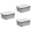 3 Sets Tiramisu Kuchenform Mit Deckel 8