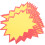50 Explosion Stickers 16,50x12,00x0,10 Cm 8
